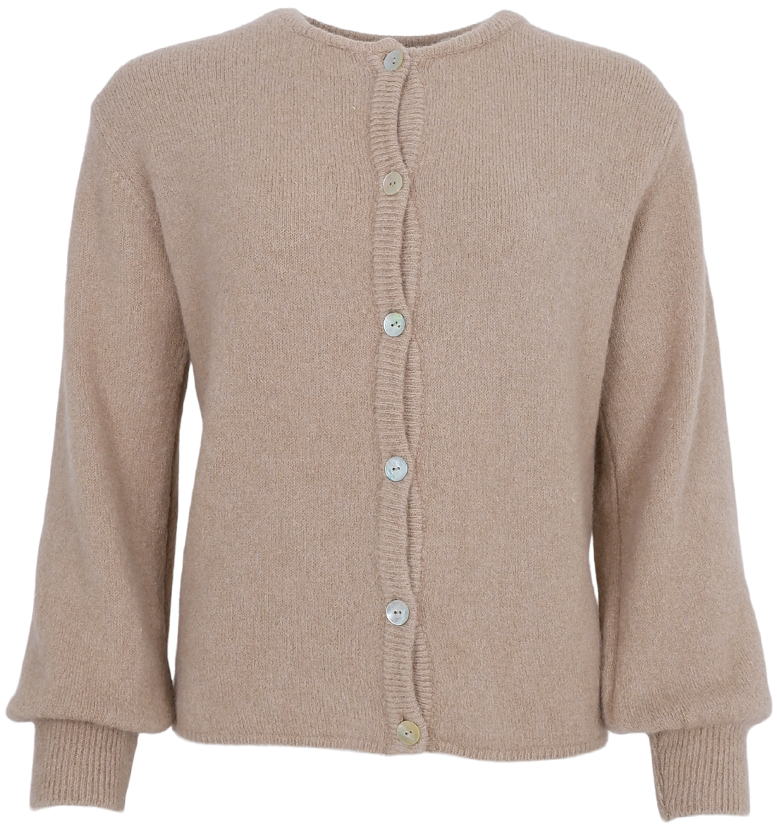 Black Colour Bella knit cardigan plum main image 0