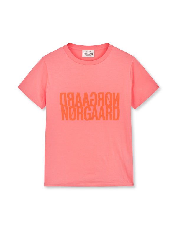 Mads Nørgaard Single Organic Trenda T-shirt Shell Pink