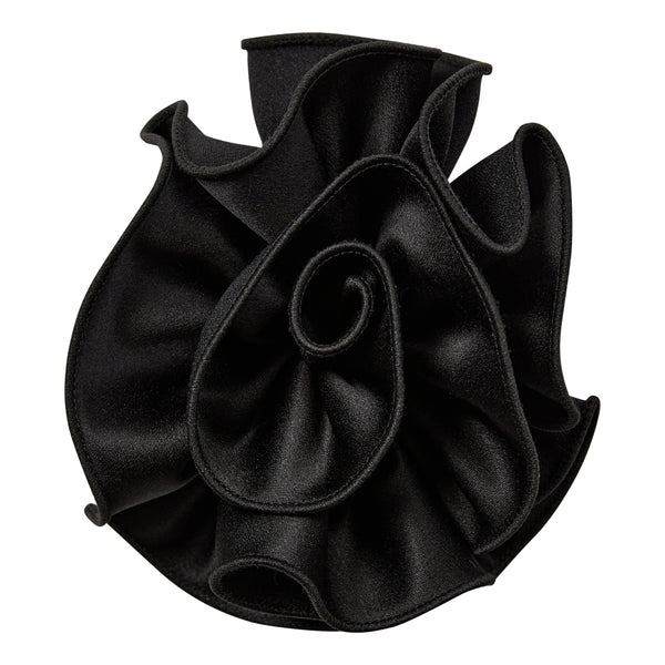 Co'Couture Rosetta Rose Broche Black