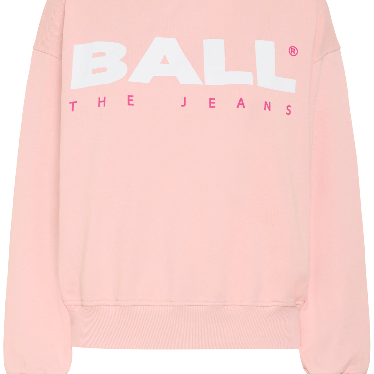 BALL Original Sweat - BaSimona Sweat i Sort Med Lyserød