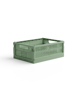 Made Crate Midi Foldekasse Green Bean