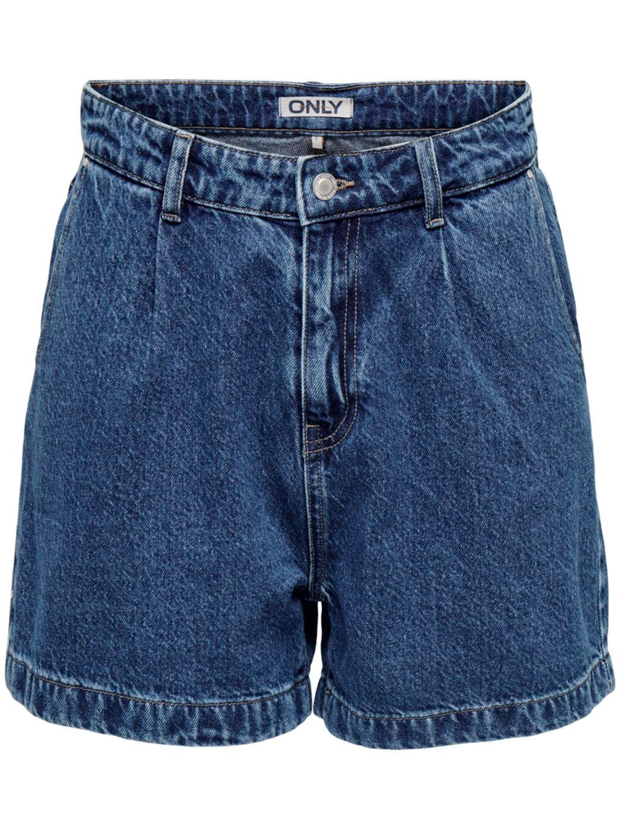 ONLY dam shorts ONLSONNY - Dark Brown denim