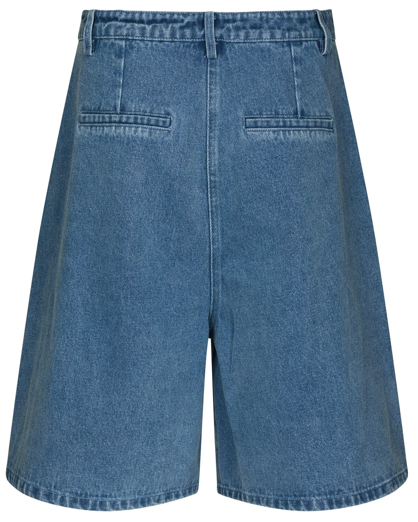 Rosel Denim Shorts Blue fra Neo Noir, blå lange shorts