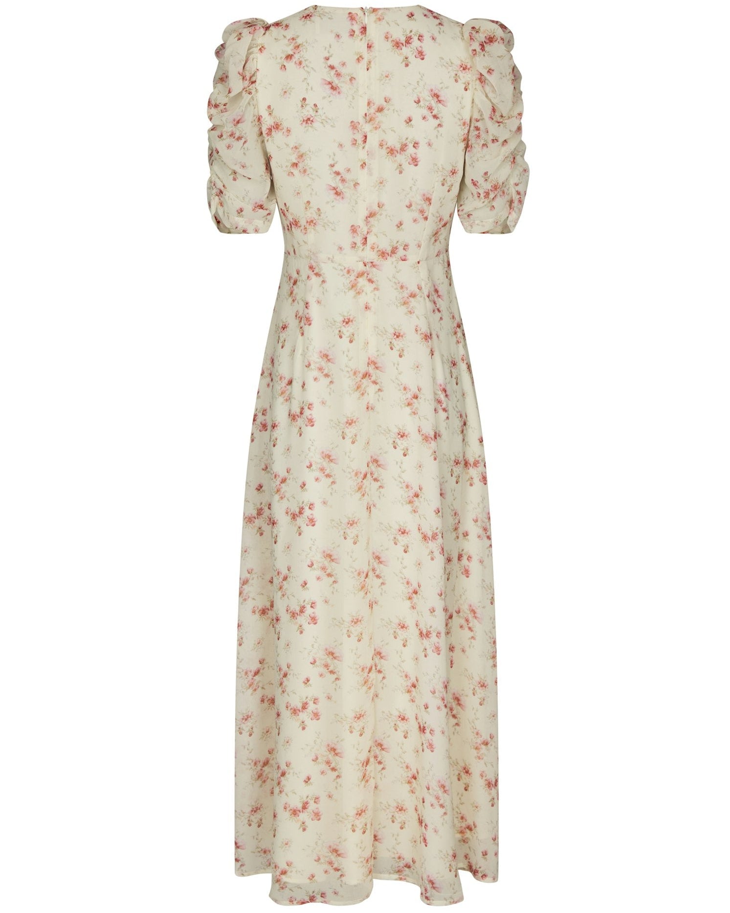 Vira Floral Kjole Creme fra Neo Noir, blomstret kjole