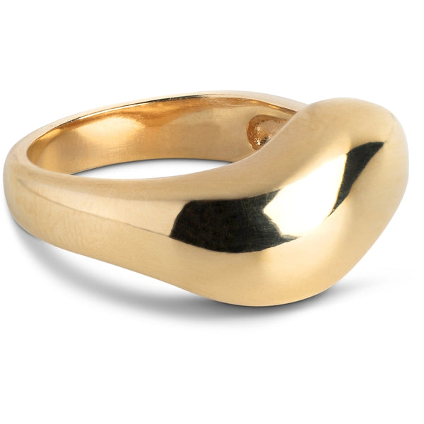 Enamel Agnete Large Ring Guld