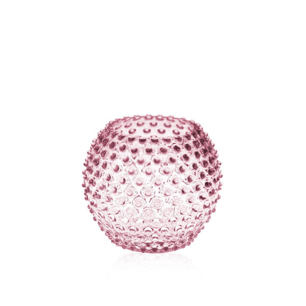 Anna Von Lipa Hobnail Globe Vase 18 cm Rosa