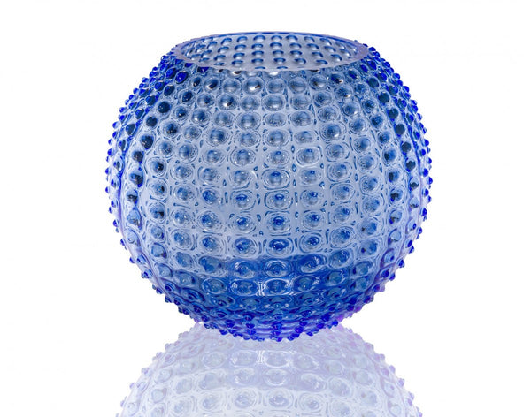 Anna Von Lipa Hobnail Globe Vase 24 cm Light Blue