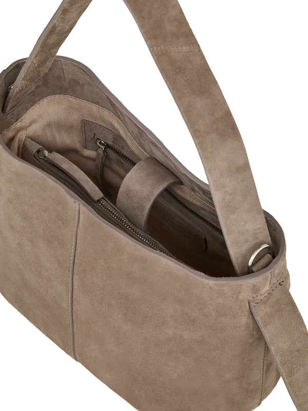 Becksöndergaard Suede Fraya Small Taske Moral Gray