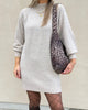 Only Olivia LS High Neck Kjole Humus
