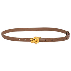 Plissé Copenhagen Knot Bælte Light Brown