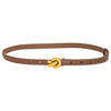 Plissé Copenhagen Knot Bælte Light Brown