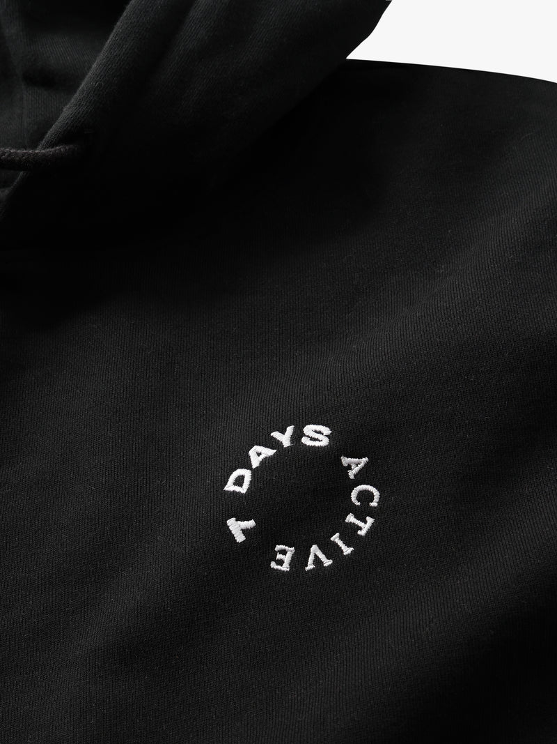 7 DAYS Active Organic Regular Hoodie Black