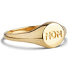 Enamel Mom Signet Ring