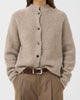 Gestuz Alpha Short Cardigan Warm Sand Melange NO26