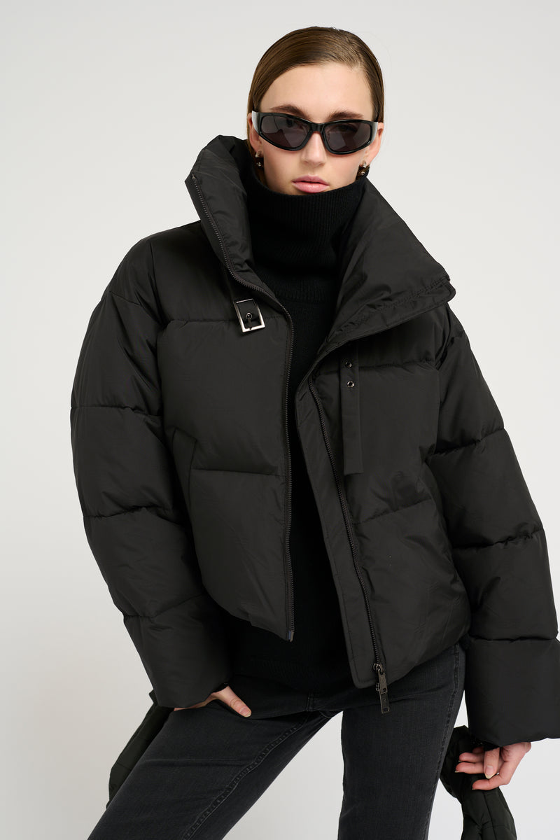 Gestuz Pinara Short Puffer Jakke Black