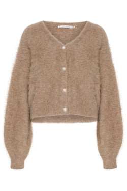 Gestuz Sana Cardigan Warm Sand Melange