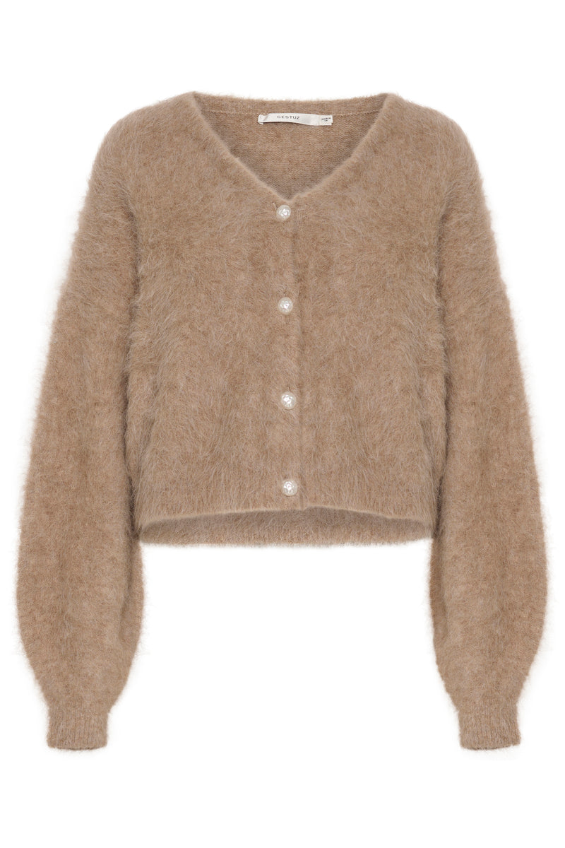 Gestuz Sana Cardigan Warm Sand Melange