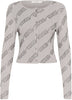 Gestuz Saya Cardigan Grey/Dark Grey Stones