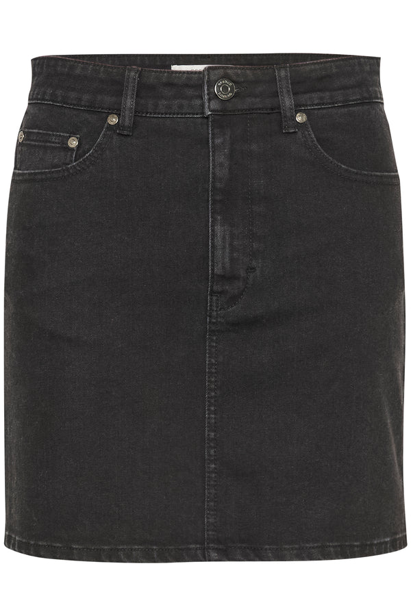 Gestuz Tillia Short Nederdel Dark Grey Washed