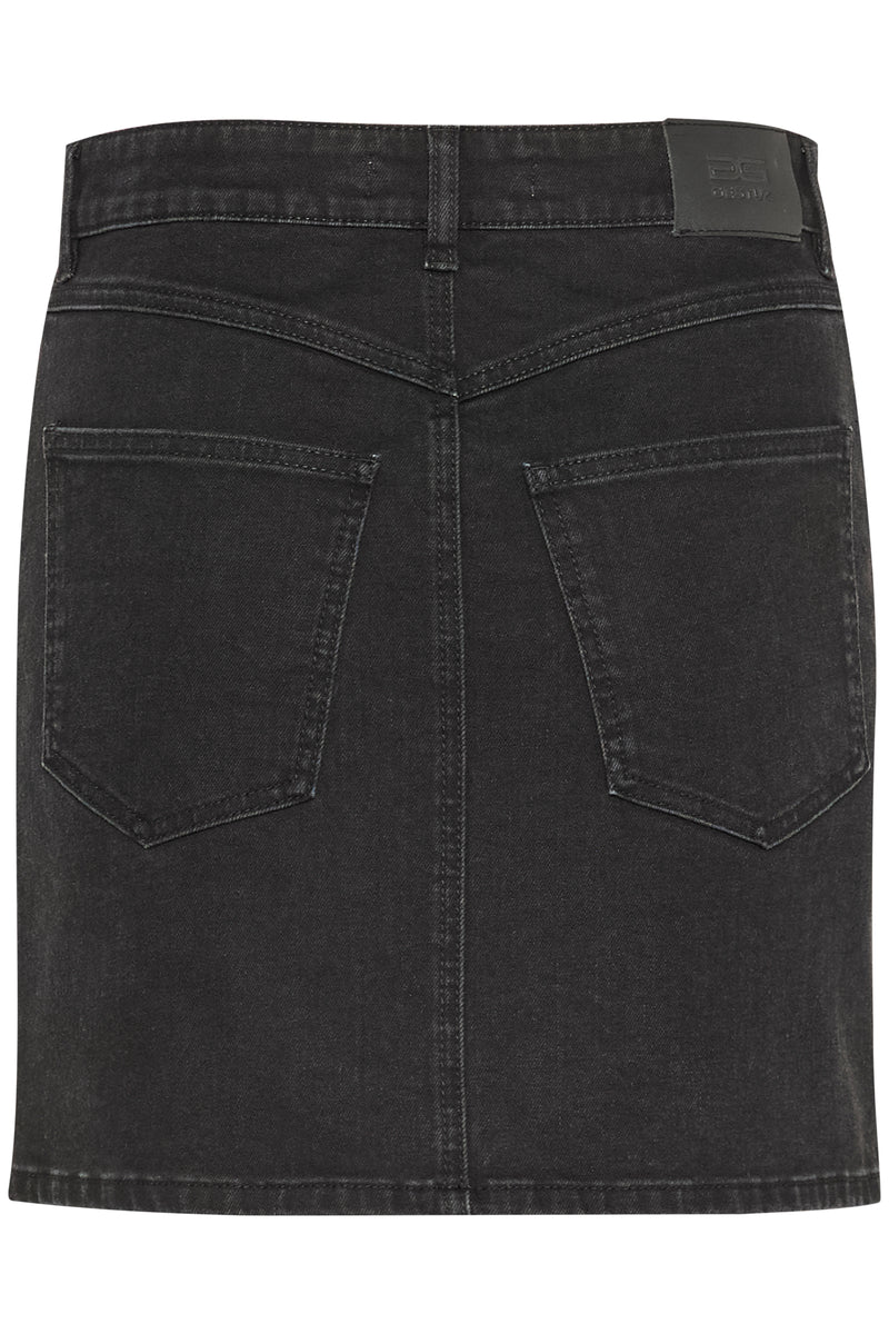 Gestuz Tillia Short Nederdel Dark Grey Washed