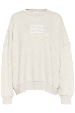 Gestuz Lulla Sweatshirt Light Grey Melange