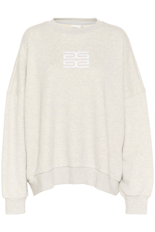 Gestuz Lulla Sweatshirt Light Grey Melange