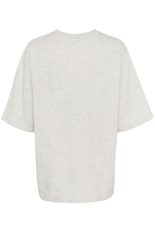 Gestuz Luelle T-Shirt Light Grey Melange