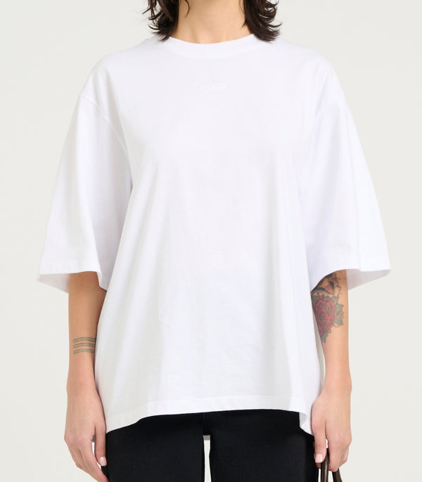 Gestuz Simma Emb T-shirt Bright White