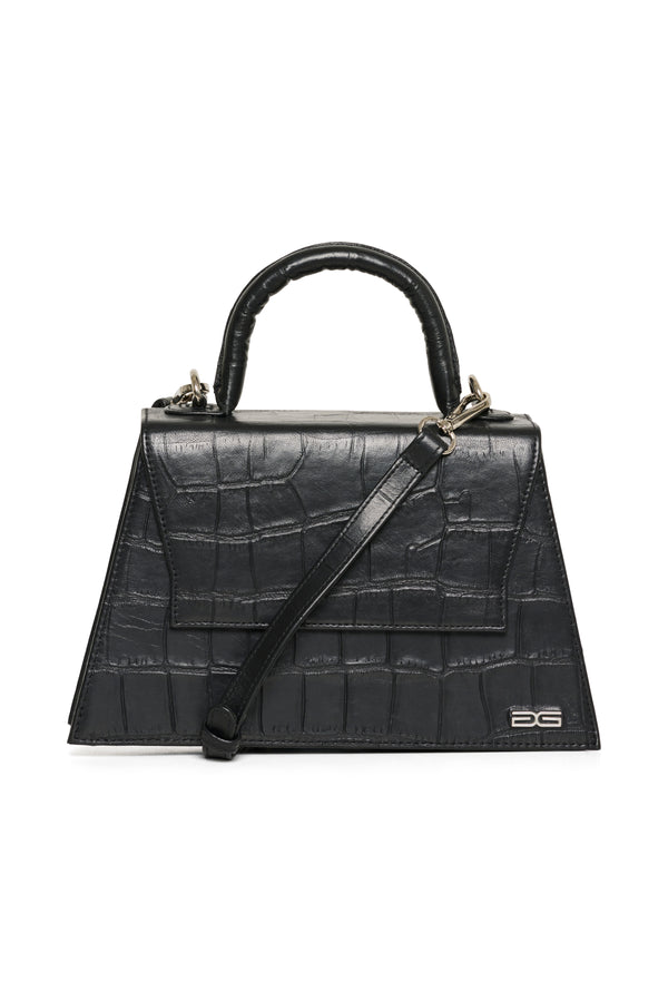 Gestuz Harvey Croco Taske Black