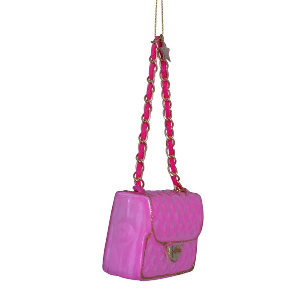 Vondels Glas Ornament Fashion Bag Pink