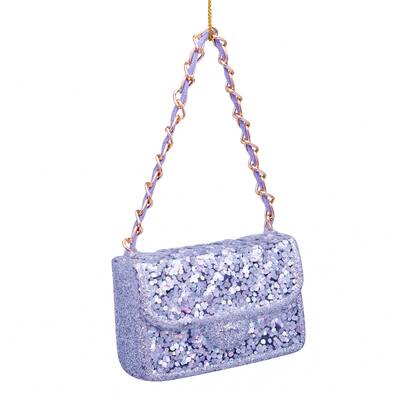 Vondels Fashion Bag Ornament SilverGlitter