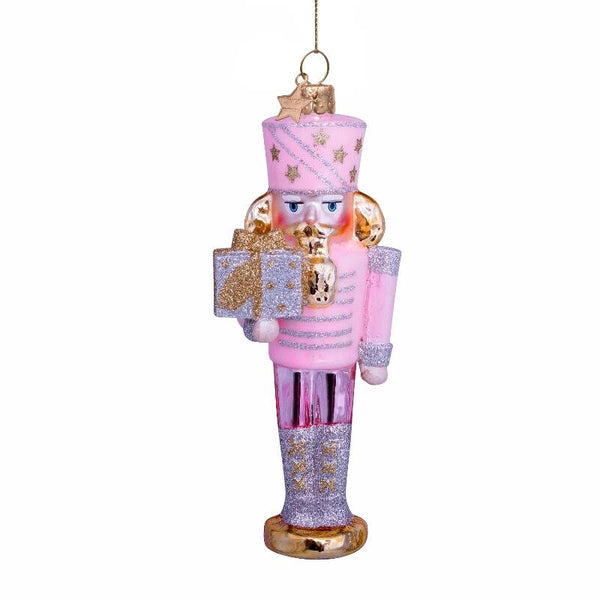 Vondels Nutcracker Ornament Pastel Pink