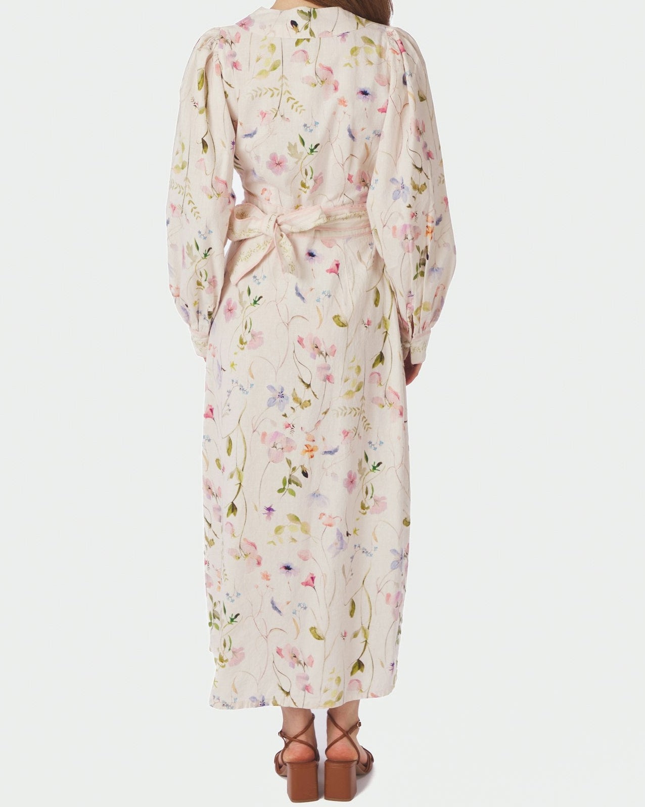 Clarine Flower Kjole Off White fra Neo Noir, festlig sommerlig kjole