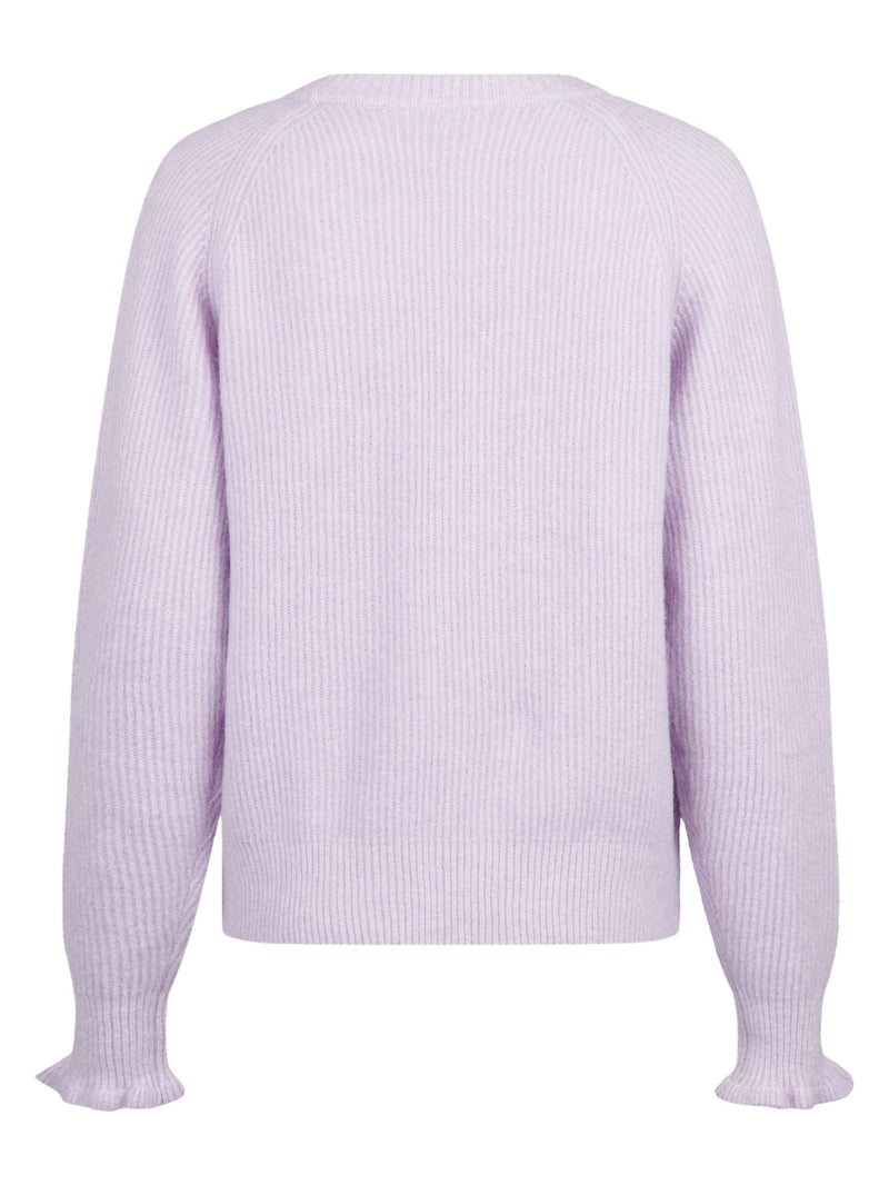 Neo Noir Asli Knit Bluse Light Lavender