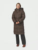 Neo Noir Viviana C Puffer Jakke Dark Brown NOA26 (Forudbestil - lev. midt oktober)