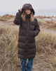 Neo Noir Viviana C Puffer Jakke Dark Brown NOA26