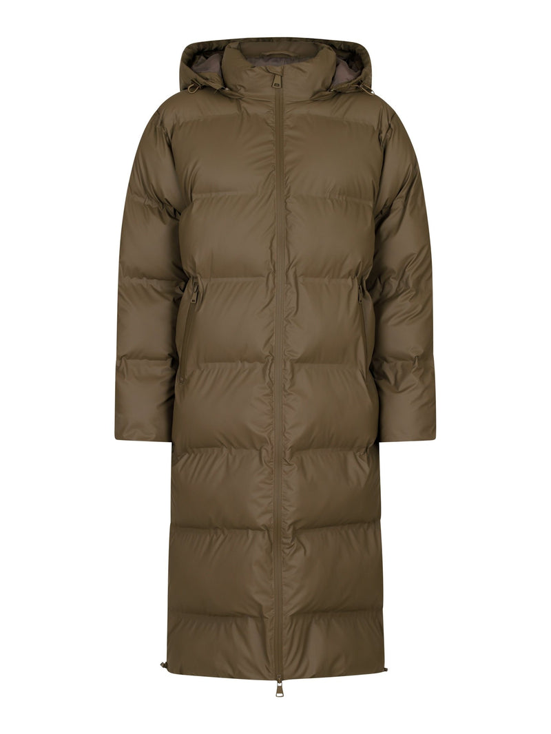 Neo Noir Viviana C Puffer Jakke Dark Taupe (Forudbestil - lev. November)