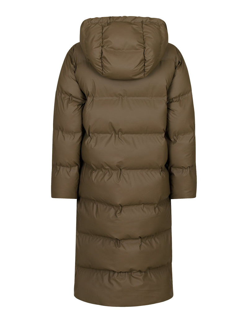 Neo Noir Viviana C Puffer Jakke Dark Taupe (Forudbestil - lev. November)