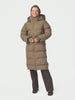 Neo Noir Viviana C Puffer Jakke Dark Taupe NOA26