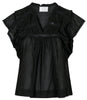 Neo Noir Jayla S Voile Top NOS25 Black