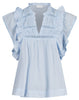 Neo Noir Jayla S Voile Top NOS25 Light Blue