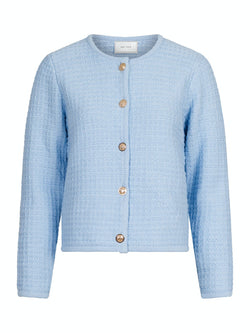 Neo Noir Limone Knit Jakke Light Blue