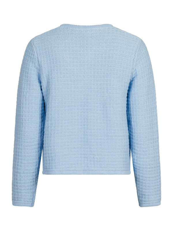 Neo Noir Limone Knit Jakke Light Blue