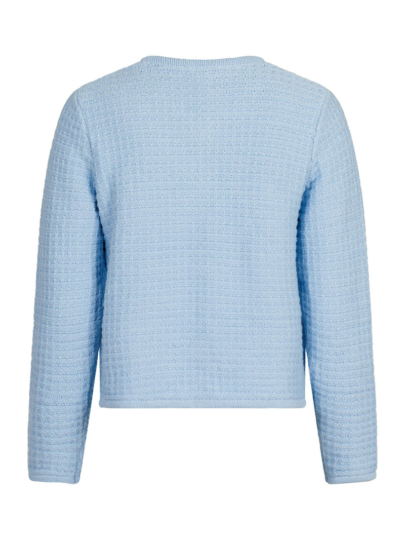 Neo Noir Limone Knit Jakke Light Blue