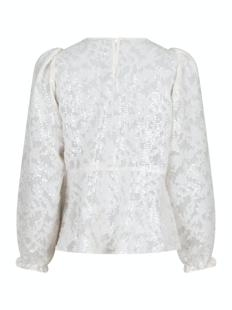 Neo Noir Rizzo Sequins Bluse Ivory