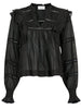 Neo Noir Aurika S Voile Bluse Black