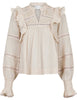 Neo Noir Aurika S Voile Bluse Sand