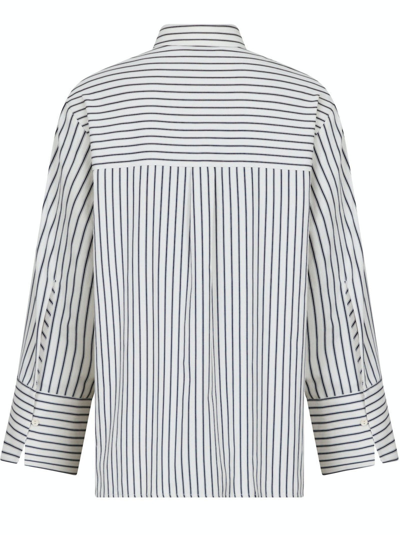 Neo Noir Dita Stripe Skjorte Creme