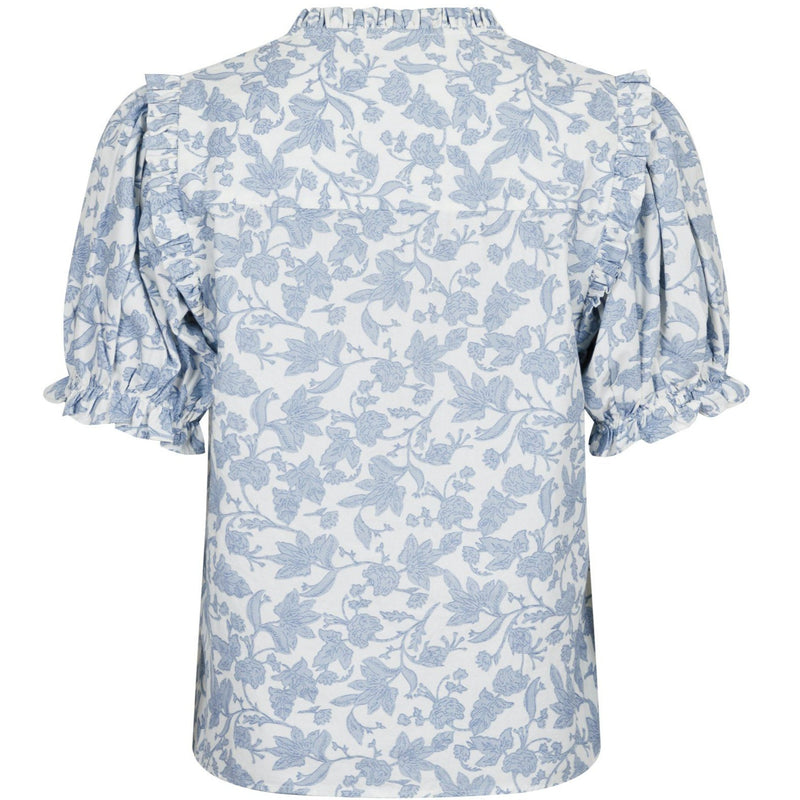 Neo Noir Rosalie Garden Elegance Bluse Light Blue