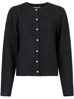 Neo Noir Nuna Knit Cardigan Black (Forudbestil - lev. Midt oktober)